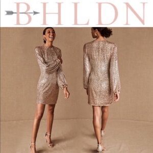 NWT BHLDN Carys Dress -Goldie Mini Sequin Dress size 6